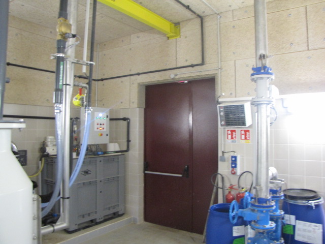 Desportes rénovation batiments industriels interieur d'une station d'épuration